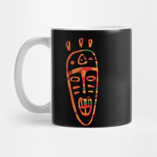 African Tribal Design with Kente Pattern Mug